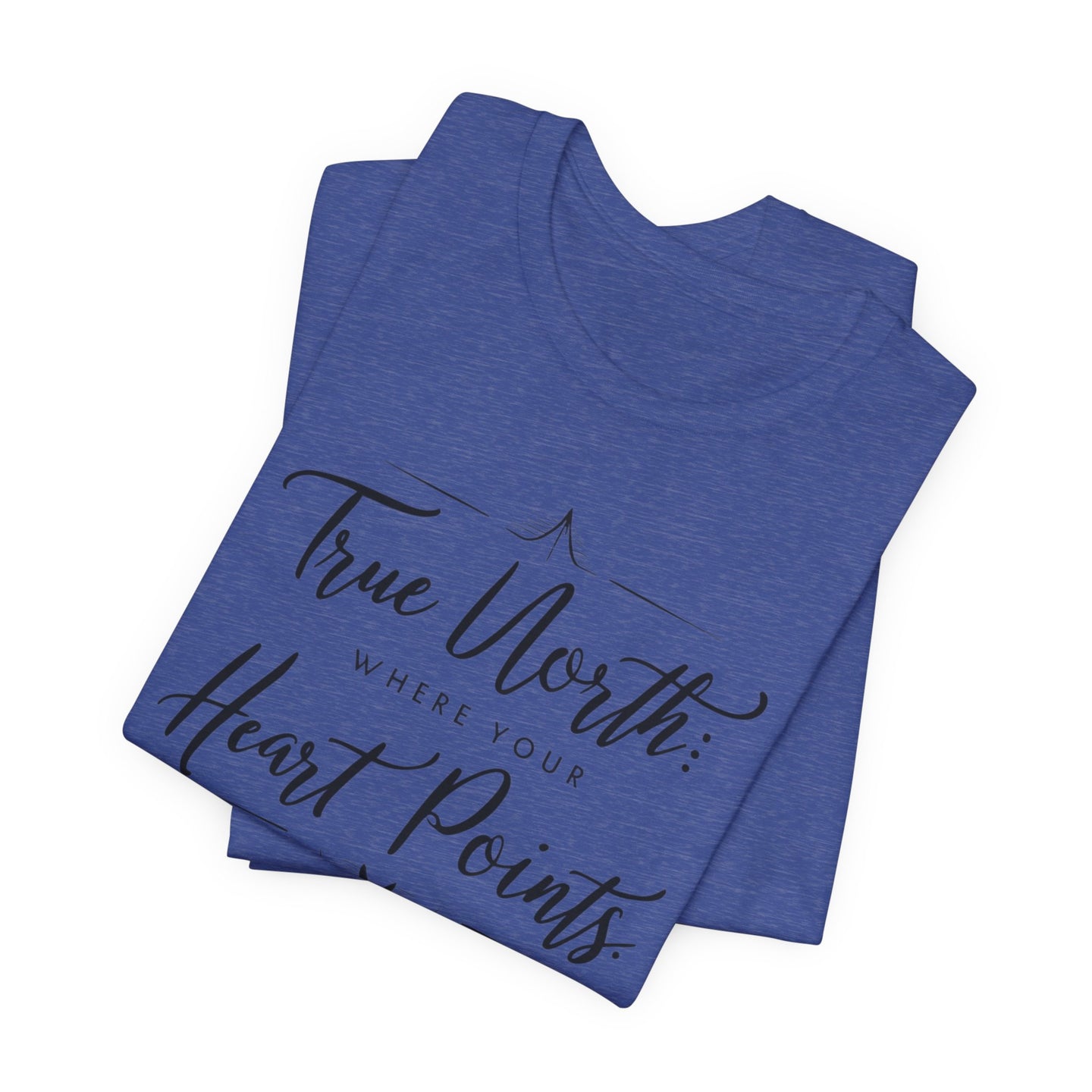 "True North: Where Your Heart Points - Elegant Compass Tee